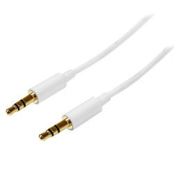 StarTech 2m 3.5mm Audio Aux Stereo Cable - Male to Male