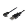 StarTech 0.5m Micro USB Charge Cable - Right Angle Micro USB - 24AWG