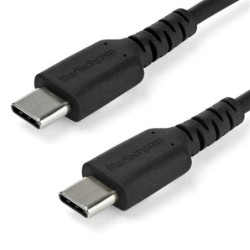 StarTech 1 m (3.3 ft) USB C Cable Black Aramid Fiber