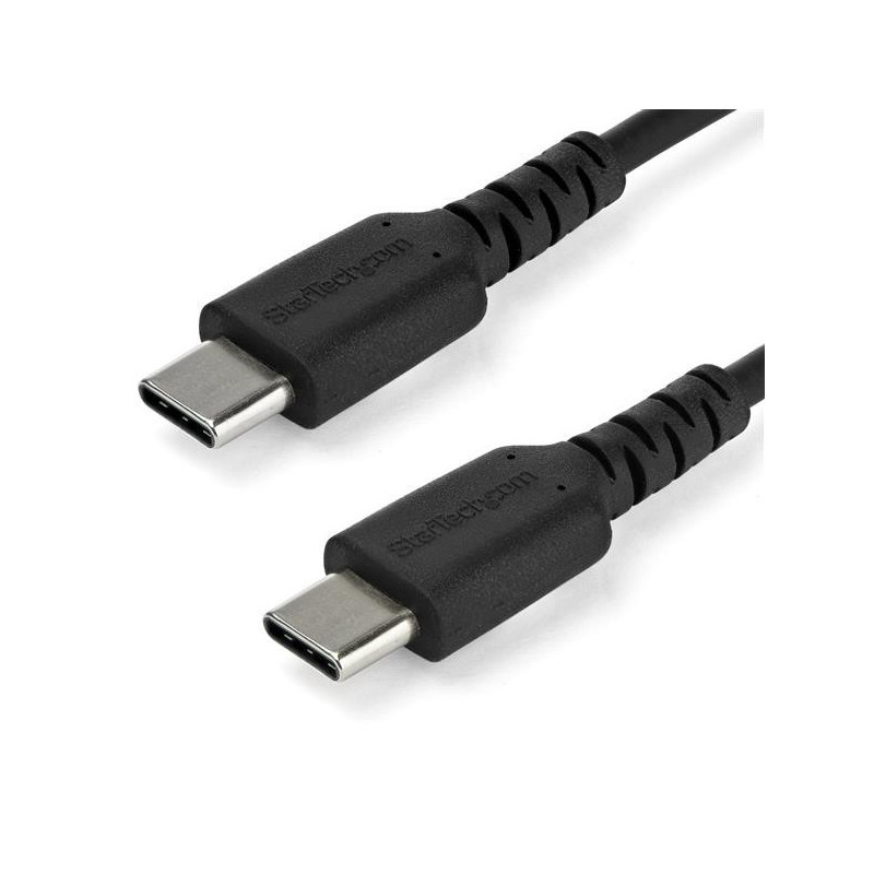 StarTech 1 m (3.3 ft) USB C Cable Black Aramid Fiber