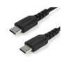 StarTech 1 m (3.3 ft) USB C Cable Black Aramid Fiber