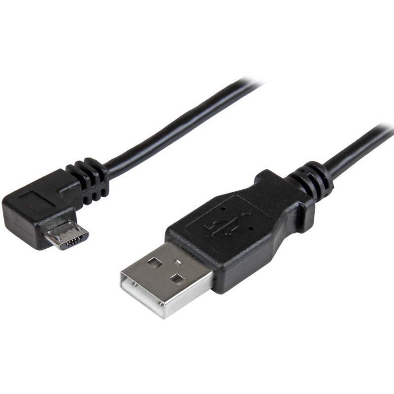 StarTech Micro-USB Charge & Sync Cable - Right-Angle Micro-USB 1m 3ft