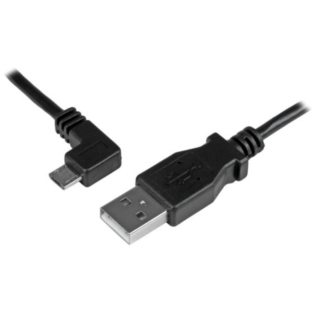 StarTech Micro-USB Charge & Sync Cable - Left-Angle Micro-USB 1m 3ft