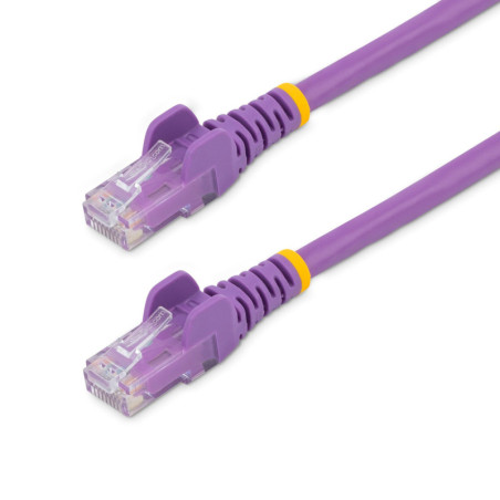 StarTech 0.5m Purple Cat6 Ethernet Patch Cable - Snagless
