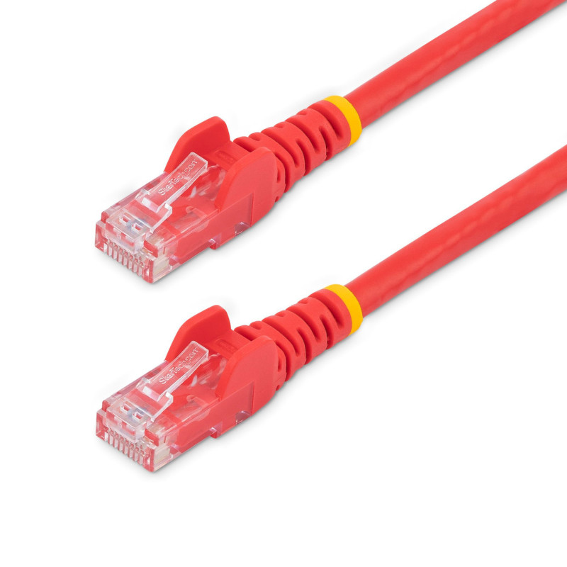 StarTech 0.5m Red Cat6 Ethernet Patch Cable - Snagless