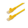 StarTech 0.5m Yellow Cat6 Ethernet Patch Cable - Snagless