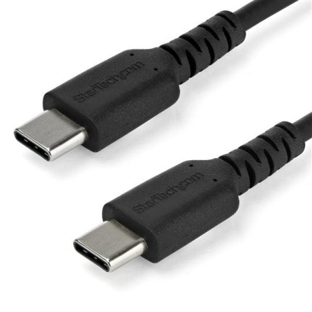 StarTech 2 m (6.6 ft) USB C Cable Black Aramid Fiber