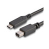 StarTech 6 ft. / 1.8 m USBC to Mini DP Cable - 4K 60Hz - Black