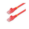 StarTech 1m Red Cat6 UTP Snagless Patch Cable
