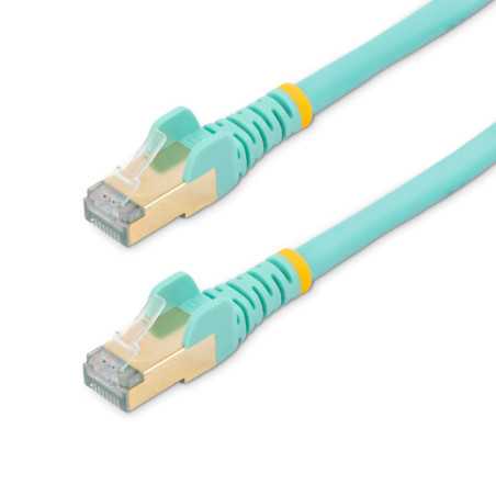 1m Aqua Cat6a Ethernet Cable - STP