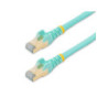 1m Aqua Cat6a Ethernet Cable - STP
