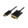 StarTech DisplayPort to DVI Adapter - DP to DVI Converter Cable - 3ft