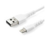 StarTech 6.6 ft USB to Lightning Cable - Apple MFi Certified - White
