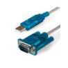 StarTech USB to Serial Adapter Cable - USB to RS232 DB9 M/M