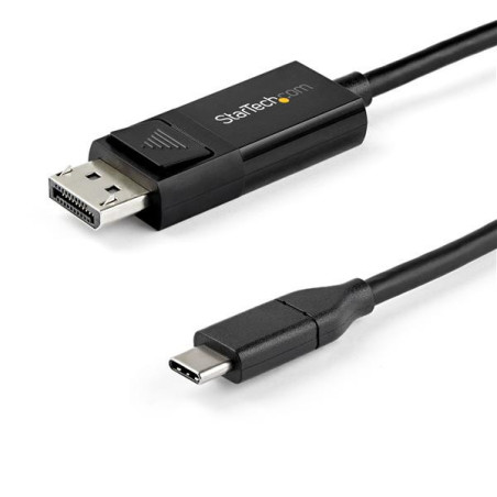 StarTech 6.6 ft. (2 m) USB C to DisplayPort 1.4 Cable - Bidirectional