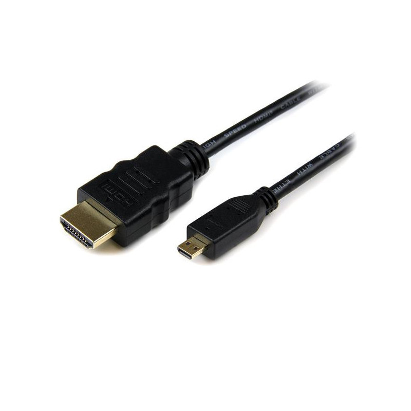 StarTech 2 m High Speed HDMI Cable with Ethernet HDMI to HDMI Micro