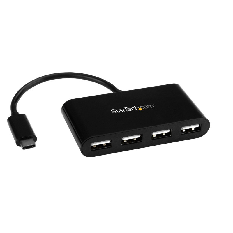 StarTech 4-Port USB-C Hub - Mini Hub - USB-C to 4x USB-A - USB 2.0