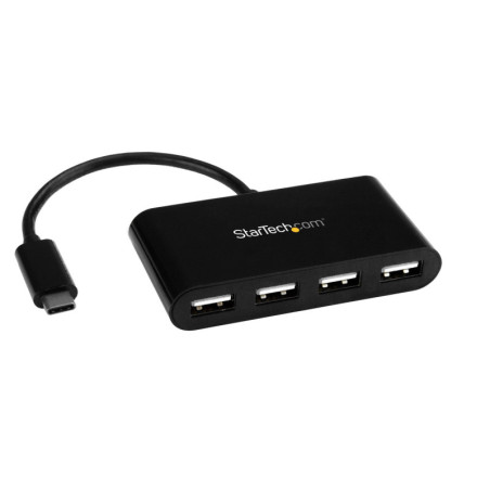StarTech 4-Port USB-C Hub - Mini Hub - USB-C to 4x USB-A - USB 2.0