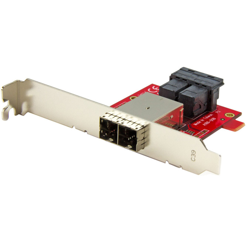 StarTech Mini-SAS Adapter - Dual SFF-8643 to SFF-8644 - 12Gbps