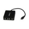 StarTech USB-C to Dual GbE Adapter w/ Built-in USB 3.0 (Type A) Port
