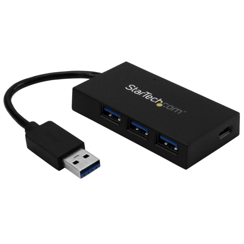 StarTech 4 Port USB Hub - USB 3.0 - USB A to 3x USB A and 1x USB C