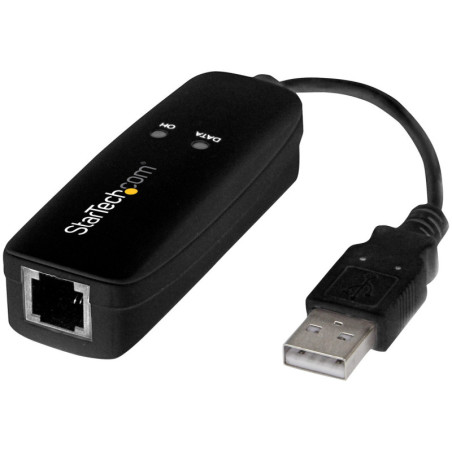 StarTech Hardware-based USB Dial-up and Fax Modem - V.92 - External