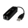 StarTech Hardware-based USB Dial-up and Fax Modem - V.92 - External