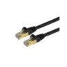 10 FT SHIELDED CAT6A PATCH CABLE - BLACK
