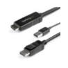 StarTech 2 m (6 ft.) HDMI to DisplayPort Cable - 4K 30Hz - USB Power