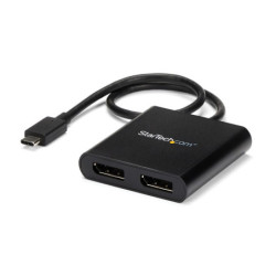 StarTech 2-Port USB-C to DisplayPort MST Hub - Dual 4K Video Splitter