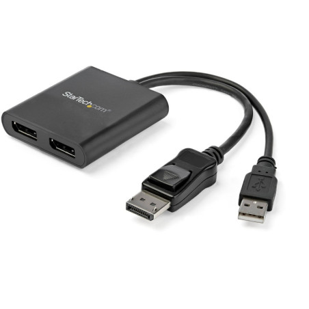 StarTech DP to DP Multi Monitor Hub - 2-Port MST Daisy Chain Splitter