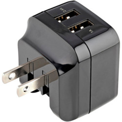 StarTech 2 port USB Travel Wall Charger 17W / 3.4A - 110V/220V