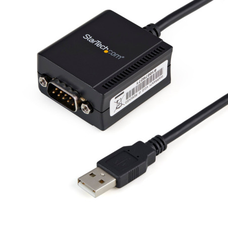 StarTech 1 Port FTDI USB to Serial Adapter Cable with COM Retention