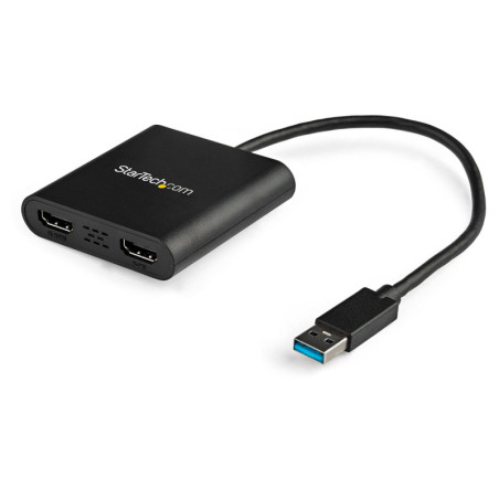 StarTech USB 3.0 to Dual HDMI Adapter - HDMI USB Adapter - USB HDMI