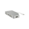 4-IN-1 USB-C TO VGA DVI HDMI OR MDP