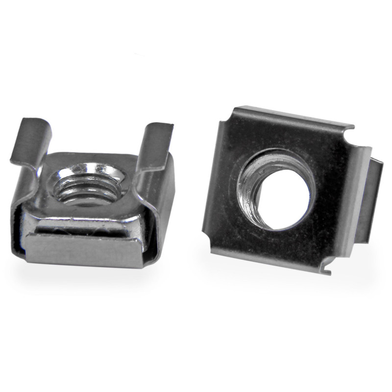 StarTech 50 Pkg M6 Cage Nuts for Server Rack Cabinet
