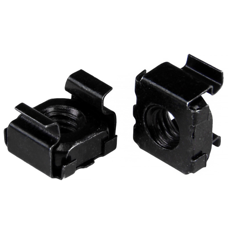 Cage Nuts - 10-32 - 50 Pack - Black