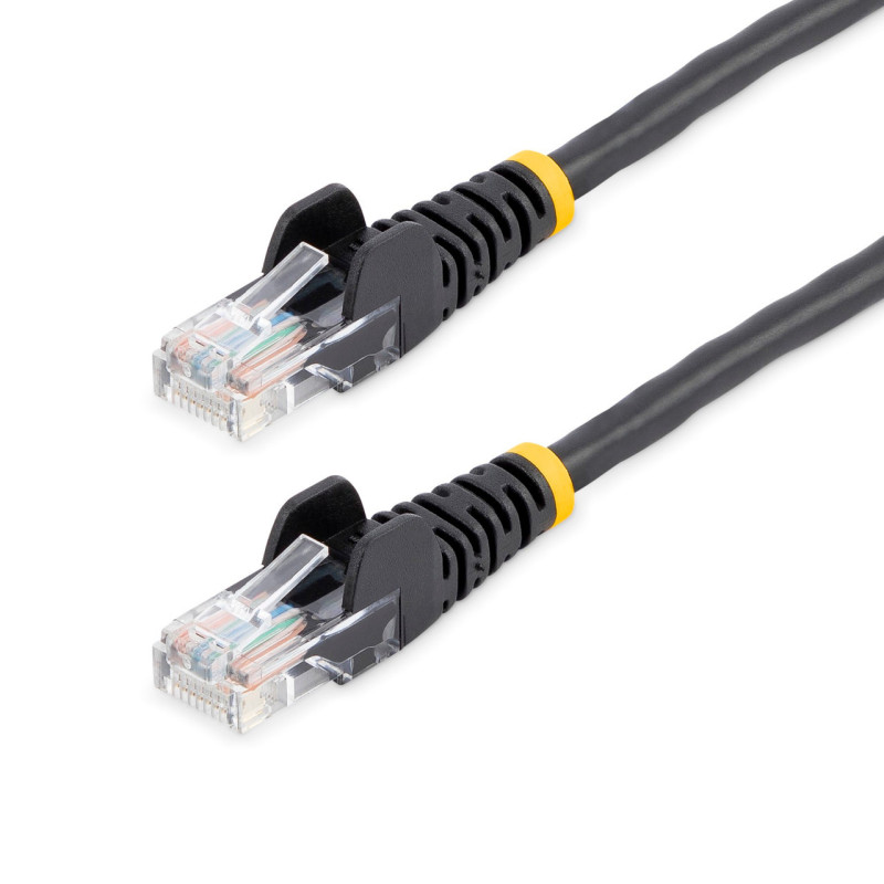 StarTech 7m Black Cat5e Ethernet Patch Cable - Snagless