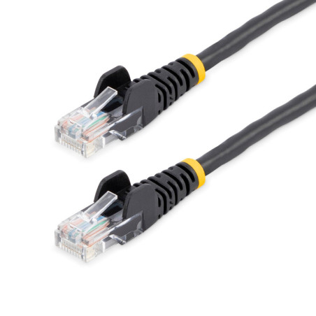 StarTech 7m Black Cat5e Ethernet Patch Cable - Snagless