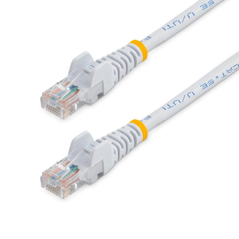StarTech 7m White Cat5e Ethernet Patch Cable - Snagless