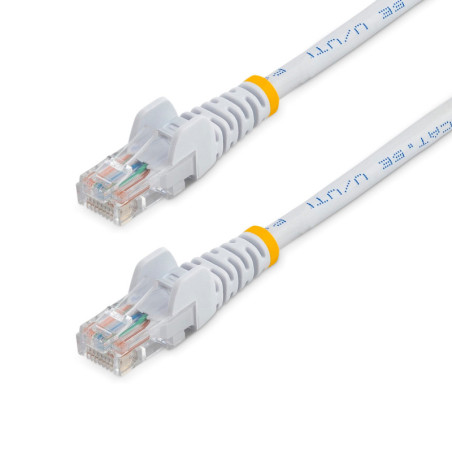 StarTech 7m White Cat5e Ethernet Patch Cable - Snagless