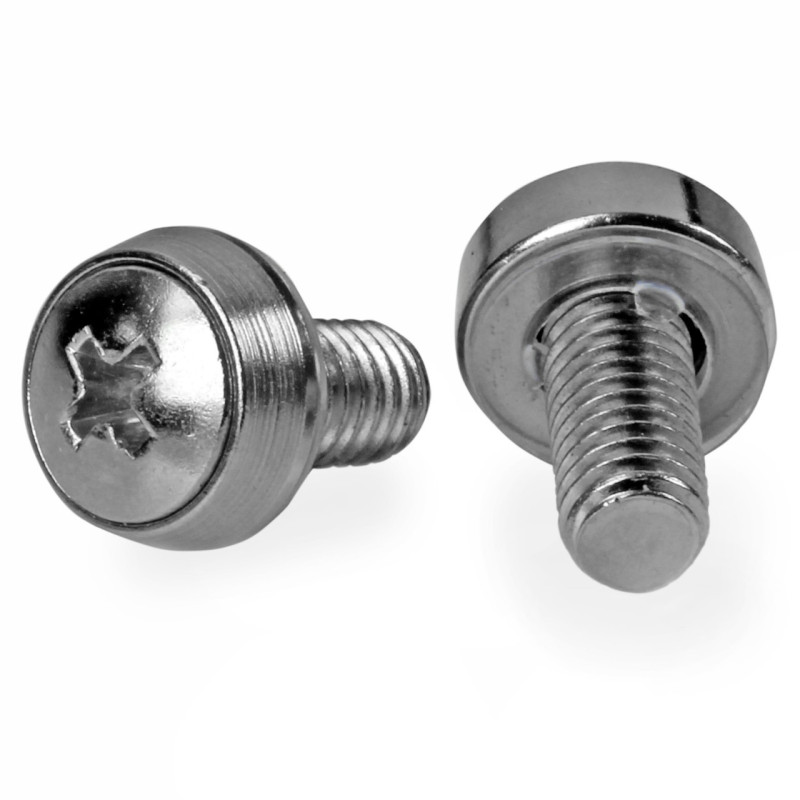 StarTech 12-24 Server Rack Screws - 50 pack - Nickel-Plated