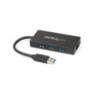StarTech 3 Port USB 3.0 Hub w/ GbE Adapter NIC - Aluminum w/ Cable
