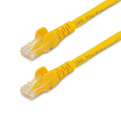 10m Yellow Snagless UTP Cat6 Patch Cable