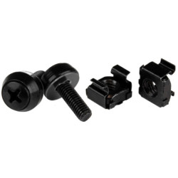 StarTech 10-32 Server Rack Screws and Nuts - 50 Pack - Black