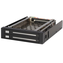 StarTech 2 Drive 2.5in Trayless Hot Swap SATA Mobile Rack Backplane