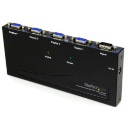 StarTech 4 Port High Resolution VGA Video Splitter - 300 MHz