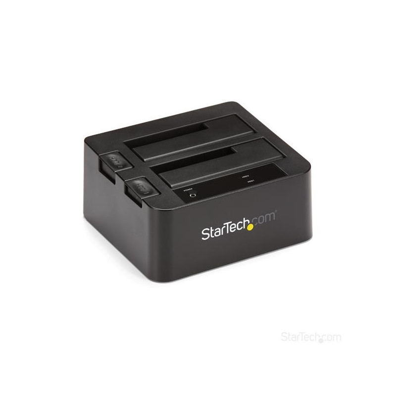 StarTech 2-bay USB 3.1 SATA dock with UASP - Tool-free & trayless