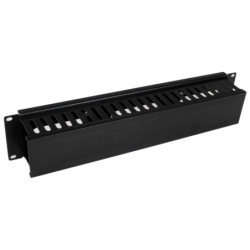StarTech 2U Covered Cable Duct - Horizontal Cable Organizer