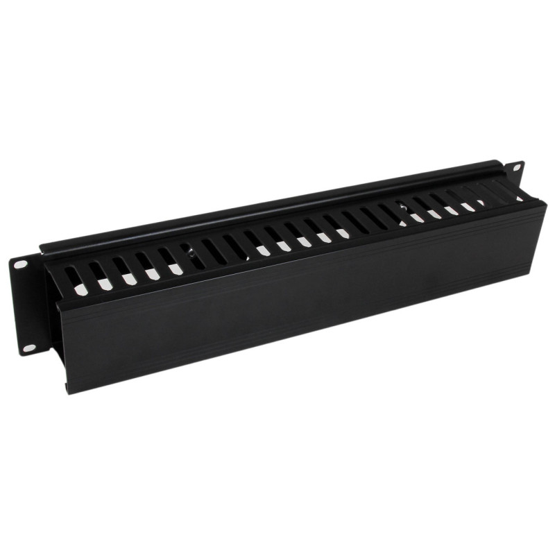 StarTech 2U Covered Cable Duct - Horizontal Cable Organizer